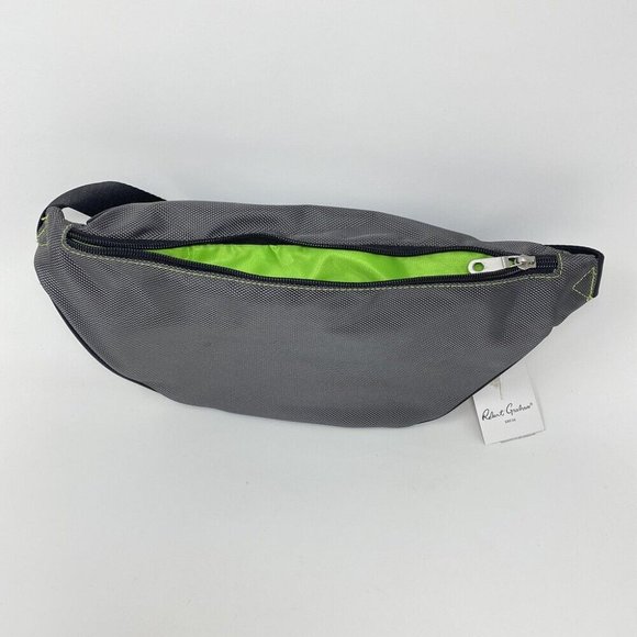 Robert Graham Hackman 3 Pocket Fanny Pack Travel Bag Adjustable Grey - Picture 4 of 5
